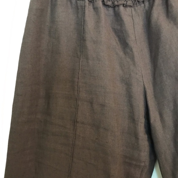 BCBG MaxAzria Linen Wide Leg Pants - Picture 5 of 7